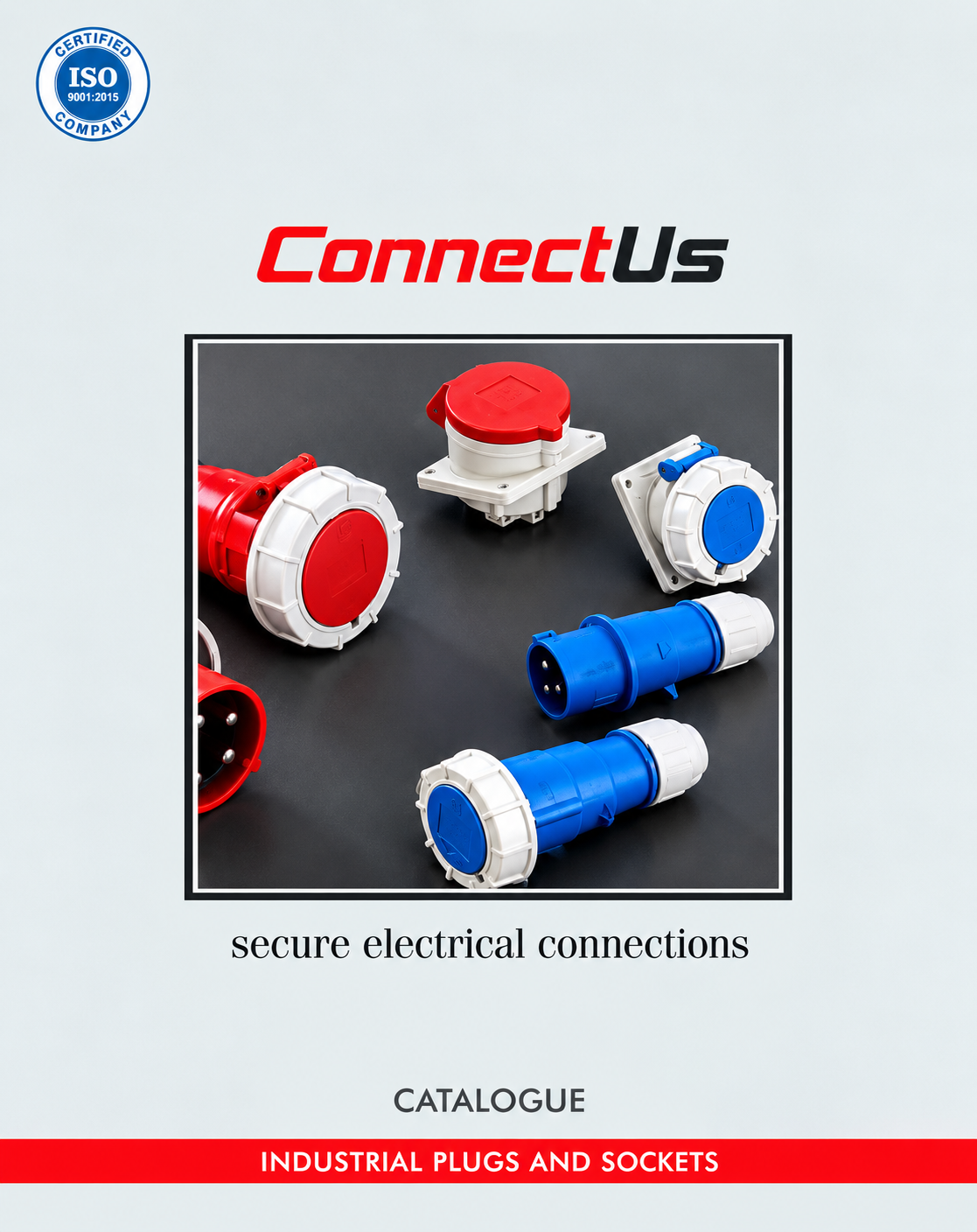 Connect Us Electric industrial plugs and sockets product catalog cover